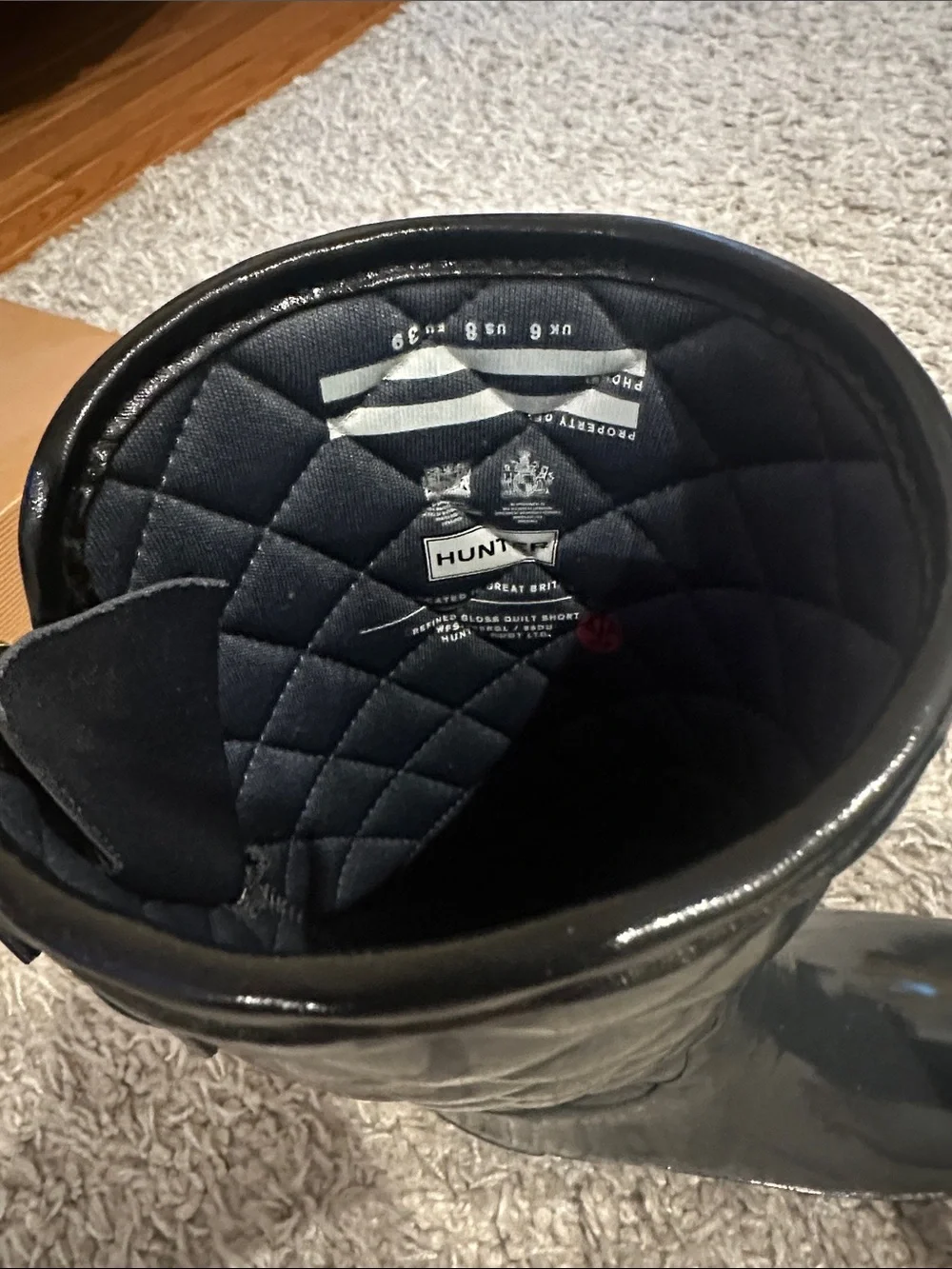 Hunter Quilted Rain Boots